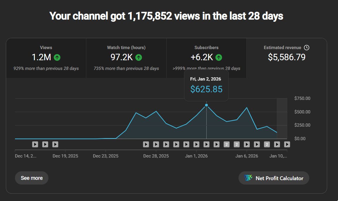 YouTube Analytics Sandra K.